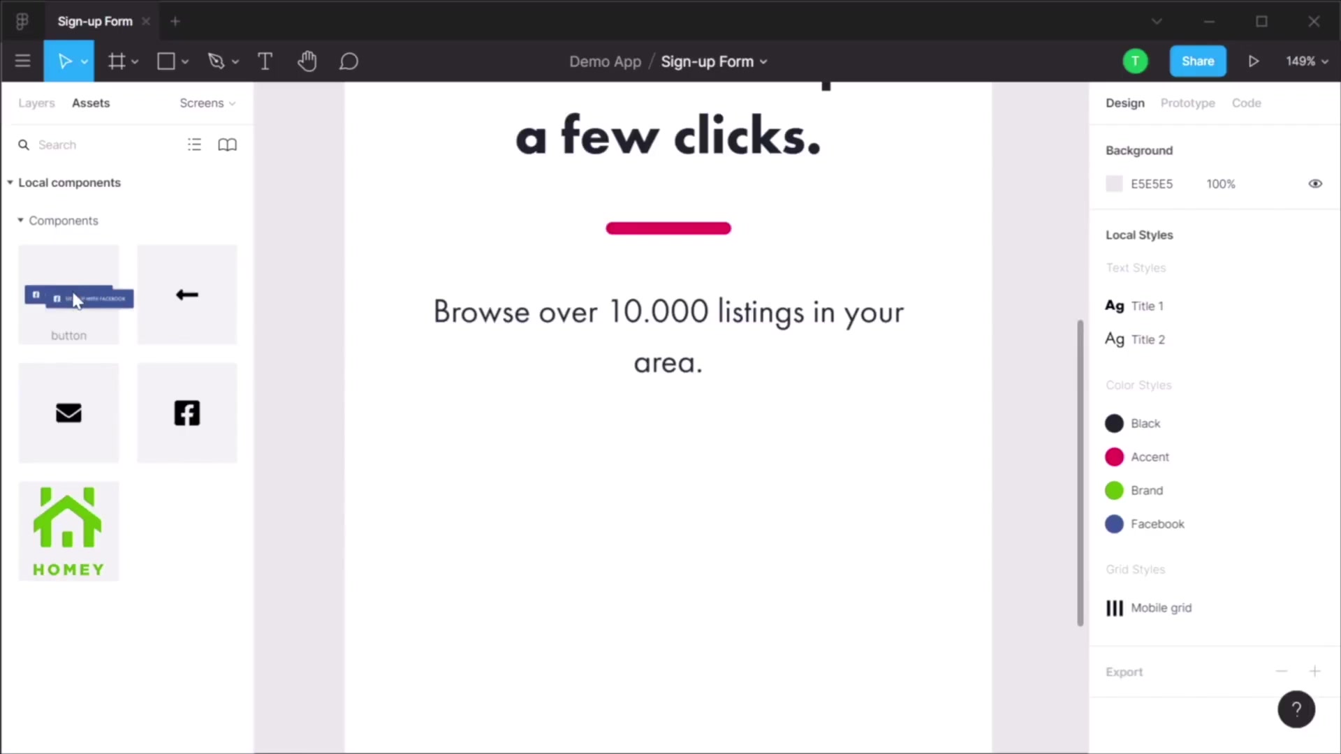 Adding Buttons to Design
